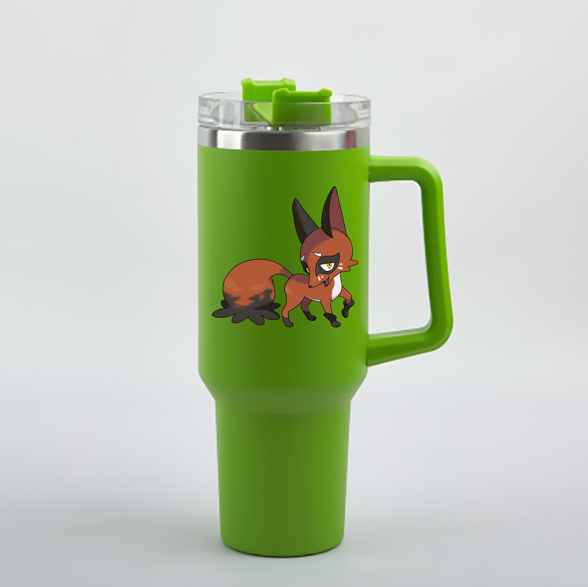 （画像用） ポケットモンスター Pokémon 1200mL車用タンブラー - クリスタルステッカー（プラスチックストロー付き）